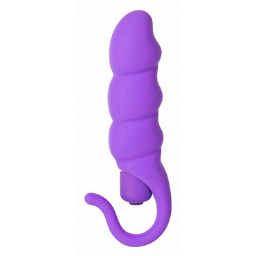 Shots Toys Minoo, фиолетовый, Вибратор с дополнительным отростком Shots Toys Minoo, фиолетовый, Вибратор с дополнительным отростком
