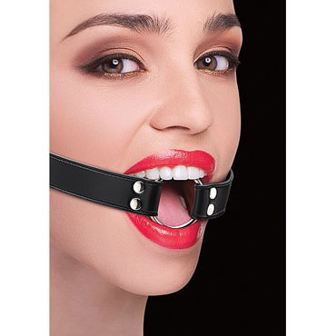 Ouch! Ring Gag, черный, Расширяющий кляп Ouch! Ring Gag, черный, Расширяющий кляп