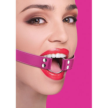 Ouch! Ring Gag, розовый, Расширяющий кляп Ouch! Ring Gag, розовый, Расширяющий кляп