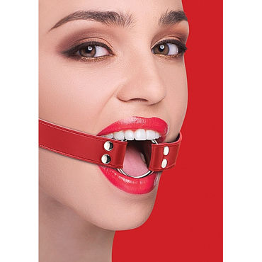 Ouch Ring Gag, красный, Расширяющий кляп Ouch Ring Gag, красный, Расширяющий кляп