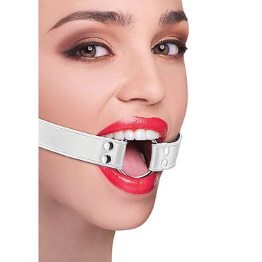 Ouch! Ring Gag, белый, Расширяющий кляп Ouch! Ring Gag, белый, Расширяющий кляп