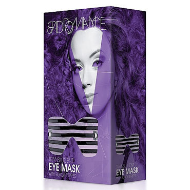 Shots Toys Bad Romance Translucent Eye Mask with Stitching, черно-белая - фото, отзывы Shots Toys Bad Romance Translucent Eye Mask with Stitching, черно-белая - фото, отзывы