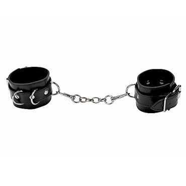 Ouch Leather Cuffs, черные, Кожаные наручники Ouch Leather Cuffs, черные, Кожаные наручники