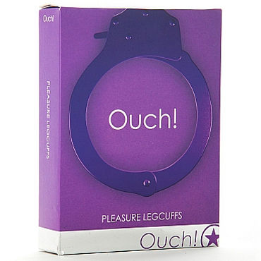 Ouch Pleasure Leg cuffs, фиолетовые - фото, отзывы Ouch Pleasure Leg cuffs, фиолетовые - фото, отзывы