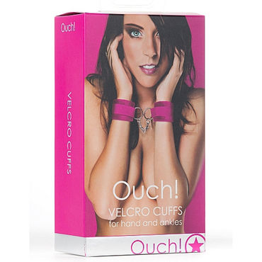 Ouch Velcro Cuffs, розовые - фото, отзывы Ouch Velcro Cuffs, розовые - фото, отзывы