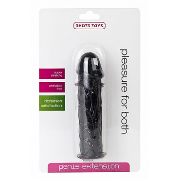 Shots Toys Realistic Penis Extension, черная - фото, отзывы Shots Toys Realistic Penis Extension, черная - фото, отзывы
