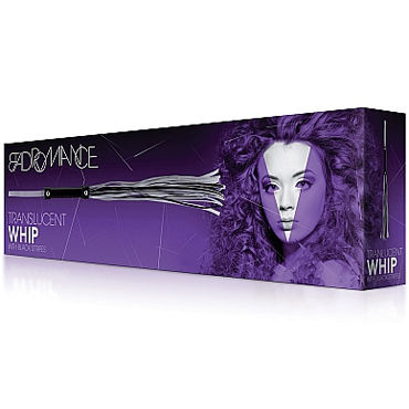 Shots Toys Bad Romance Translucent Whip with Black Stripes, черно-белая - фото, отзывы Shots Toys Bad Romance Translucent Whip with Black Stripes, черно-белая - фото, отзывы