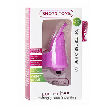 Shots Toys Power Bee, розовый - Стимулятор на палец - купить в секс шопе Shots Toys Power Bee, розовый - Стимулятор на палец - купить в секс шопе
