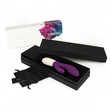 Lelo Ina Wave, фиолетовый - Вибратор с подвижной головкой и стимулятором клитора - купить в секс шопе Lelo Ina Wave, фиолетовый - Вибратор с подвижной головкой и стимулятором клитора - купить в секс шопе