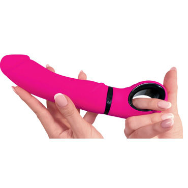 Fun Toys Gjack, розовый, Перезаряжаемый реалистичный вибратор Fun Toys Gjack, розовый, Перезаряжаемый реалистичный вибратор