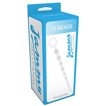 Toyz4lovers Jammy Jelly Anal 10 Beads, прозрачные - фото, отзывы Toyz4lovers Jammy Jelly Anal 10 Beads, прозрачные - фото, отзывы