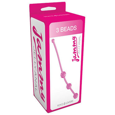 Toyz4lovers Jammy Jelly Anal 3 Beads, розовая - фото, отзывы Toyz4lovers Jammy Jelly Anal 3 Beads, розовая - фото, отзывы