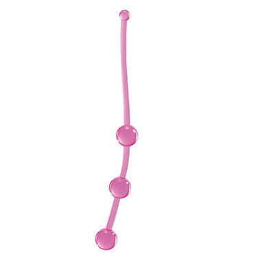 Toyz4lovers Jammy Jelly Anal 3 Beads, розовая, Анальная цепочка Toyz4lovers Jammy Jelly Anal 3 Beads, розовая, Анальная цепочка