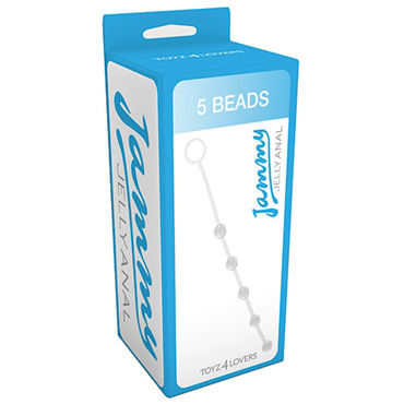 Toyz4lovers Jammy Jelly Anal 5 Beads, прозрачная - фото, отзывы Toyz4lovers Jammy Jelly Anal 5 Beads, прозрачная - фото, отзывы