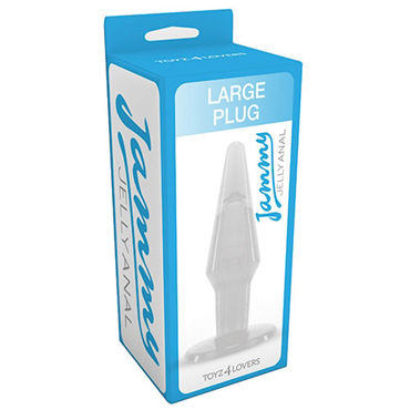 Toyz4lovers Jammy Jelly Anal Large Plug, прозрачная - фото, отзывы Toyz4lovers Jammy Jelly Anal Large Plug, прозрачная - фото, отзывы
