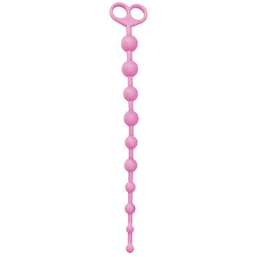 Toyz4lovers Silicone Anal Juggling Ball, розовая, Анальная цепочка Toyz4lovers Silicone Anal Juggling Ball, розовая, Анальная цепочка