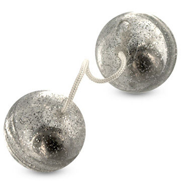Toyz4lovers BestSeller Silver Magic Balls, Вагинальные шарики с блестками Toyz4lovers BestSeller Silver Magic Balls, Вагинальные шарики с блестками