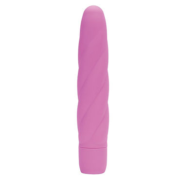 Toyz4lovers Silicone Twirly, розовый, Рельефный вибратор Toyz4lovers Silicone Twirly, розовый, Рельефный вибратор