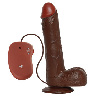 Toyz4lovers Real Rapture 23см, коричневый, Реалистичный вибратор на присоске Toyz4lovers Real Rapture 23см, коричневый, Реалистичный вибратор на присоске