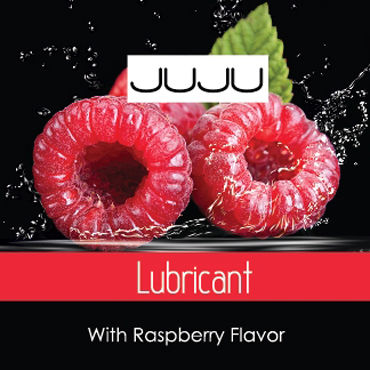 JuJu Lubricant Raspberry Съедобный Лубрикант, саше 3мл, Со вкусом малины JuJu Lubricant Raspberry Съедобный Лубрикант, саше 3мл, Со вкусом малины