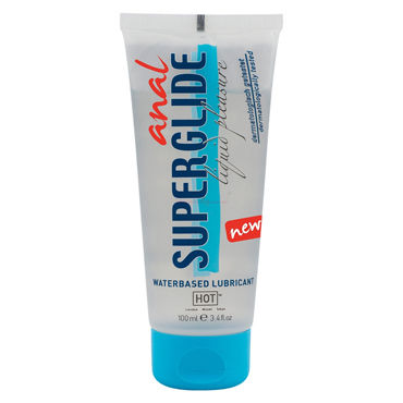 Hot Anal Superglide, 100мл, Анальная смазка на водной основе Hot Anal Superglide, 100мл, Анальная смазка на водной основе
