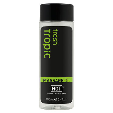 Hot Fresh Tropic, 100мл, Массажное масло для тела Hot Fresh Tropic, 100мл, Массажное масло для тела