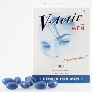 Hot V-Activ For Men, 20 капсул, Для улучшения потенции Hot V-Activ For Men, 20 капсул, Для улучшения потенции
