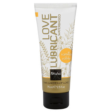 Shiatsu Love Lubricant Vanilla Edible, 75мл, Съедобный лубрикант Shiatsu Love Lubricant Vanilla Edible, 75мл, Съедобный лубрикант