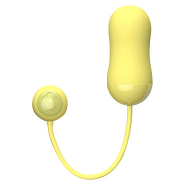 Toy Joy Bibi Remote Egg, желтое, Виброяйцо с выносным пультом Toy Joy Bibi Remote Egg, желтое, Виброяйцо с выносным пультом