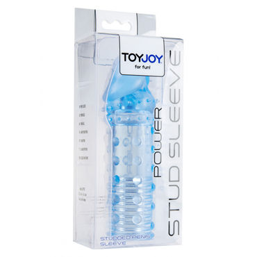 Toy Joy Power Stud Sleeve, голубая - фото, отзывы Toy Joy Power Stud Sleeve, голубая - фото, отзывы