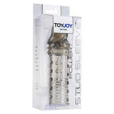 Toy Joy Power Stud Sleeve, серая - фото, отзывы Toy Joy Power Stud Sleeve, серая - фото, отзывы