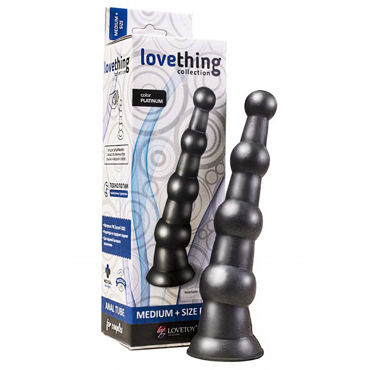 Bioclon Lovething Medium 18 см, черный, Стимулятор простаты Bioclon Lovething Medium 18 см, черный, Стимулятор простаты