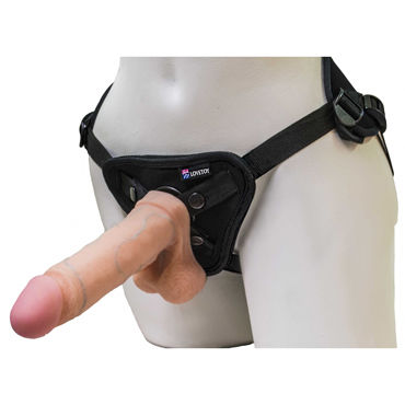 Bioclon Uni Strap Страпон с двумя насадками - Три кольца для крепления - купить в секс шопе Bioclon Uni Strap Страпон с двумя насадками - Три кольца для крепления - купить в секс шопе