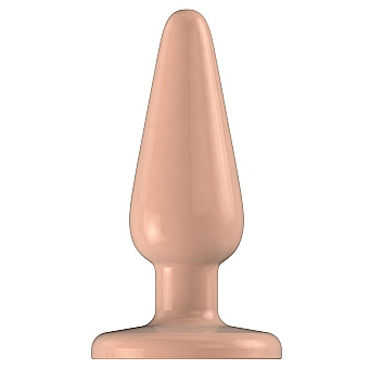 Shots Toys Bottom Line Butt plug Model 1, 10 см телесная, Анальная пробка Shots Toys Bottom Line Butt plug Model 1, 10 см телесная, Анальная пробка