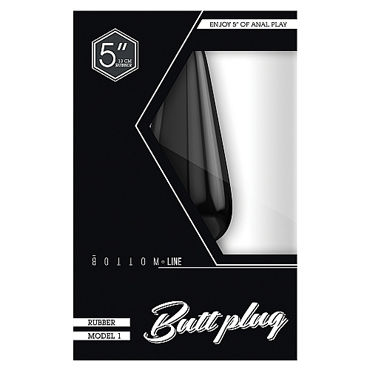 Shots Toys Bottom Line Butt plug Model 2, 13 см черная - фото, отзывы Shots Toys Bottom Line Butt plug Model 2, 13 см черная - фото, отзывы