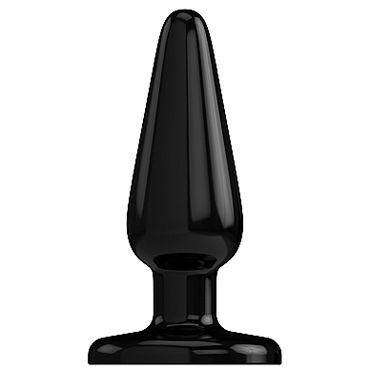 Shots Toys Bottom Line Butt plug Model 2, 13 см черная, Анальная пробка Shots Toys Bottom Line Butt plug Model 2, 13 см черная, Анальная пробка