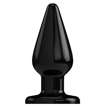 Shots Toys Bottom Line Butt plug Model 2, 10 см черная, Анальная пробка Shots Toys Bottom Line Butt plug Model 2, 10 см черная, Анальная пробка