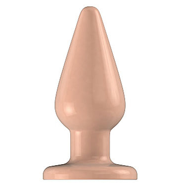 Shots Toys Bottom Line Butt plug Model 2, 10 см телесная, Анальная пробка Shots Toys Bottom Line Butt plug Model 2, 10 см телесная, Анальная пробка