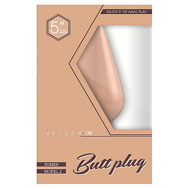 Shots Toys Bottom Line Butt plug Model 2, широкая 13 см телесная - фото, отзывы Shots Toys Bottom Line Butt plug Model 2, широкая 13 см телесная - фото, отзывы