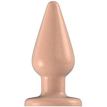 Shots Toys Bottom Line Butt plug Model 2, широкая 13 см телесная, Анальная пробка Shots Toys Bottom Line Butt plug Model 2, широкая 13 см телесная, Анальная пробка