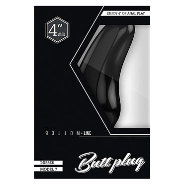 Shots Toys Bottom Line Butt plug Model 7, 10 см черная - фото, отзывы Shots Toys Bottom Line Butt plug Model 7, 10 см черная - фото, отзывы