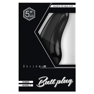 Shots Toys Bottom Line Butt plug Model 7, 13 см черная - фото, отзывы Shots Toys Bottom Line Butt plug Model 7, 13 см черная - фото, отзывы