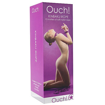Ouch! Kinbaku Rope 10м, фиолетовая - Нейлоновая веревка - купить в секс шопе Ouch! Kinbaku Rope 10м, фиолетовая - Нейлоновая веревка - купить в секс шопе