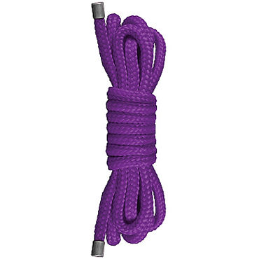 Ouch! Japanese Mini Rope, фиолетовая, Нейлоновая веревка Ouch! Japanese Mini Rope, фиолетовая, Нейлоновая веревка