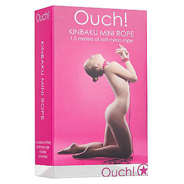 Ouch! Kinbaku Mini Rope, розовая - фото, отзывы Ouch! Kinbaku Mini Rope, розовая - фото, отзывы