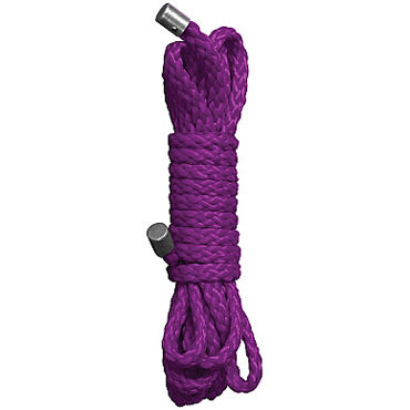 Ouch! Kinbaku Mini Rope, фиолетовая, Нейлоновая веревка Ouch! Kinbaku Mini Rope, фиолетовая, Нейлоновая веревка