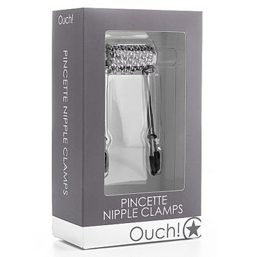 Ouch! Pincette Nipple Clamps, серебристый - фото, отзывы Ouch! Pincette Nipple Clamps, серебристый - фото, отзывы