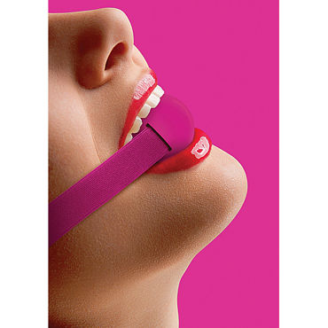 Ouch! Elastic Ball Gag, розовый, Кляп на эластичном ремешке Ouch! Elastic Ball Gag, розовый, Кляп на эластичном ремешке