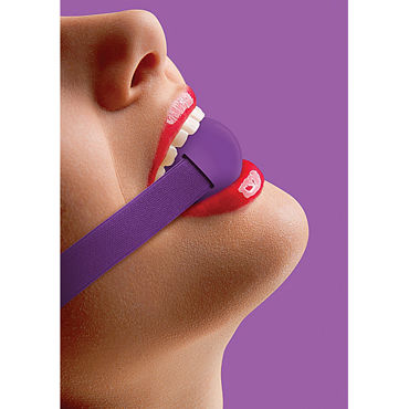 Ouch! Elastic Ball Gag, фиолетовый, Кляп на эластичном ремешке Ouch! Elastic Ball Gag, фиолетовый, Кляп на эластичном ремешке