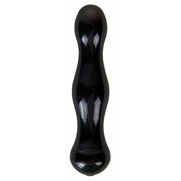Shots Toys Vibe Deluxe, черный, Вибратор рельефной формы Shots Toys Vibe Deluxe, черный, Вибратор рельефной формы